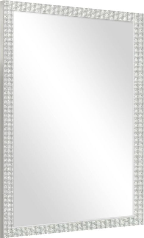 Lustro Knor Izabela 50 x 70 cm w ramie jasne srebrne