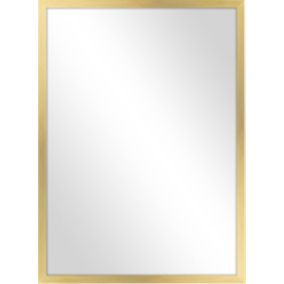 Lustro Knor Maria 50 x 70 cm w ramie szczotkowane złoto