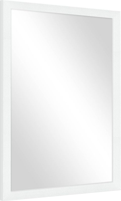 Lustro Knor Paulina 50 x 70 cm w ramie biały mat