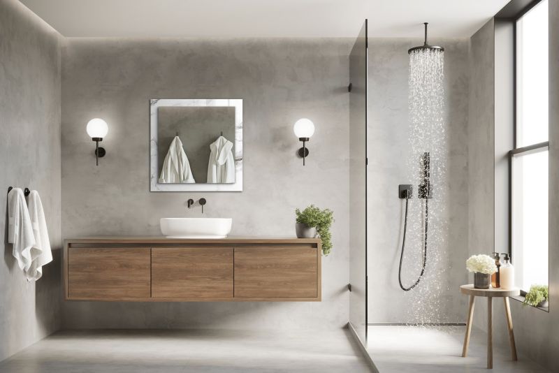 Lustro Kwadratowe Tulup Biały Wzór 60x60 cm Eleganckie Na Podkładzie 1 szt.