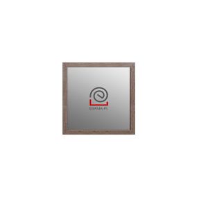 Lustro kwadratowe z serii HIT Erama 40 x 40 cm w ramie sonoma truflowa 1szt.
