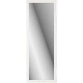 Lustro Lahti 47 x 127 cm w ramie białe