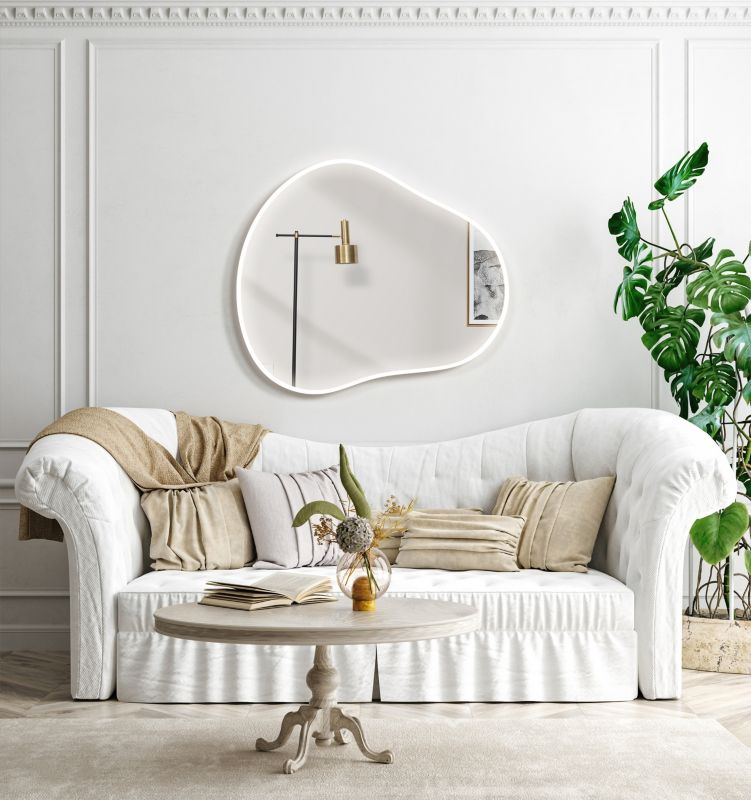 Lustro Led RUKE Nube Slim ECOLine 100 x 86,3 cm barwa neutralna 1szt.