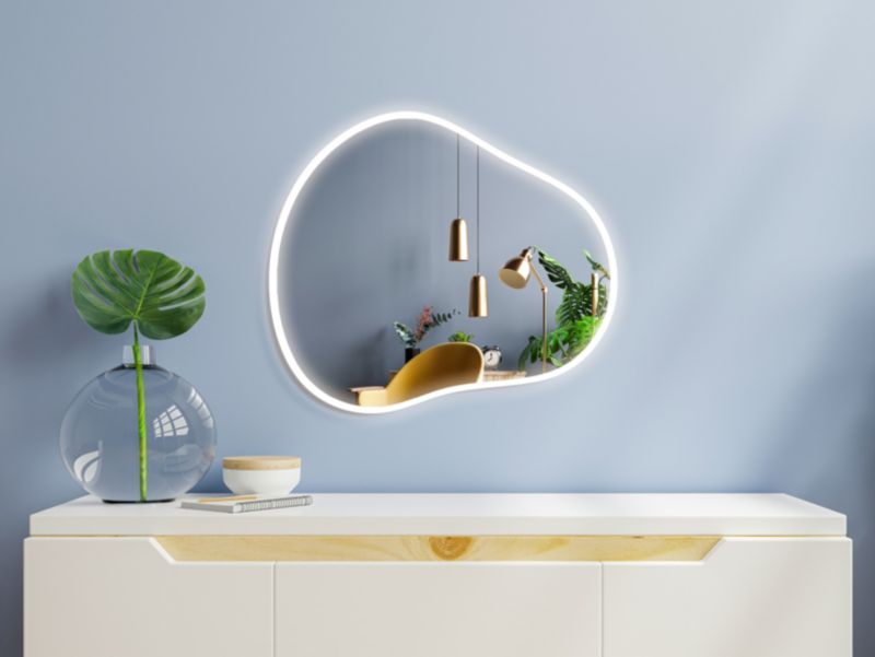 Lustro Led RUKE Nube Slim ECOLine 60 x 51,8 barwa neutralna 1szt.