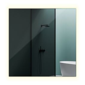 Lustro LED Tulup 50x50 cm Ciepły Eleganckie Prostokątne 1 szt.