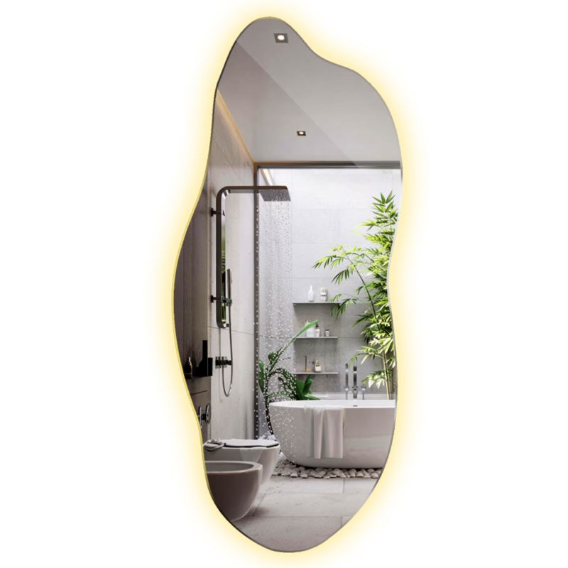 Lustro LED Tulup asymetryczne 45x100 cm ciepłe 1 szt.