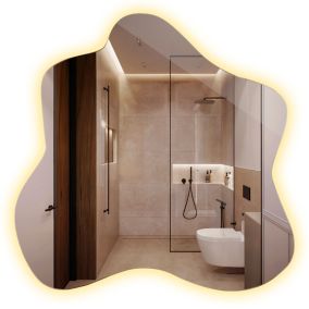 Lustro LED Tulup Ciepła Barwa 48x48 cm 1 szt.