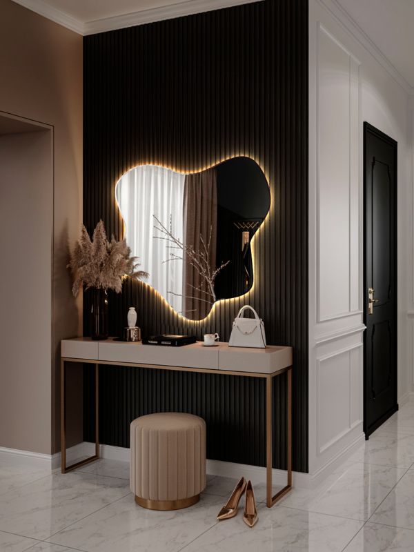 Lustro LED Tulup Ciepła Barwa 48x48 cm 1 szt.