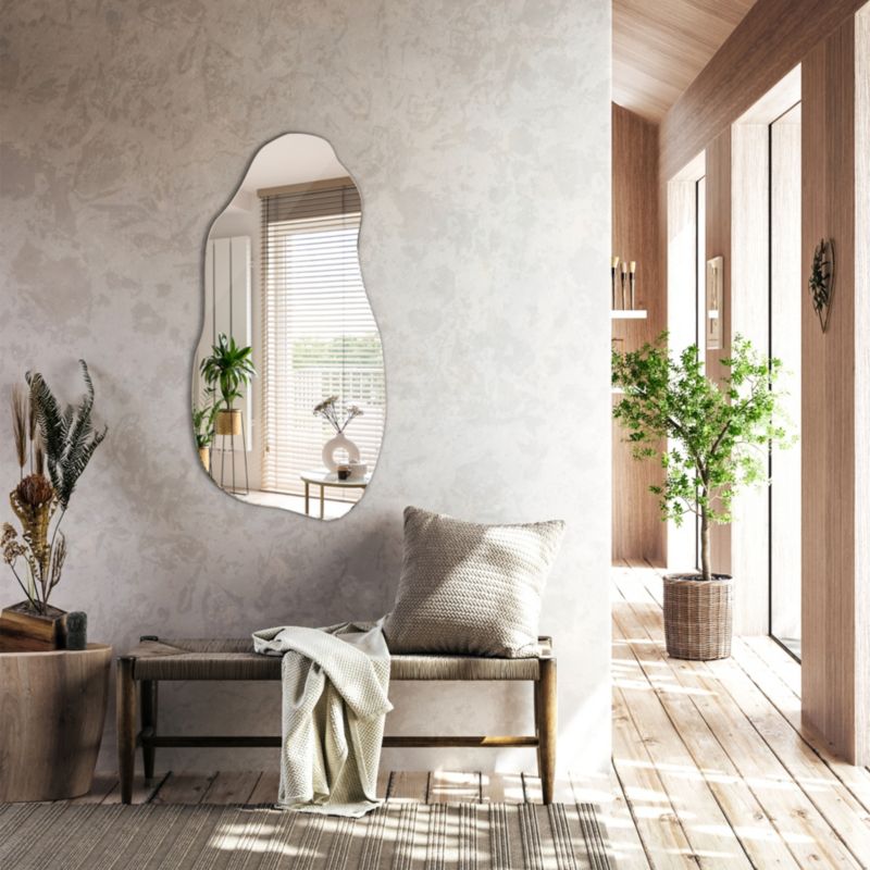 Lustro nieregularne Tulup 45 x 90 Boho 1 szt.