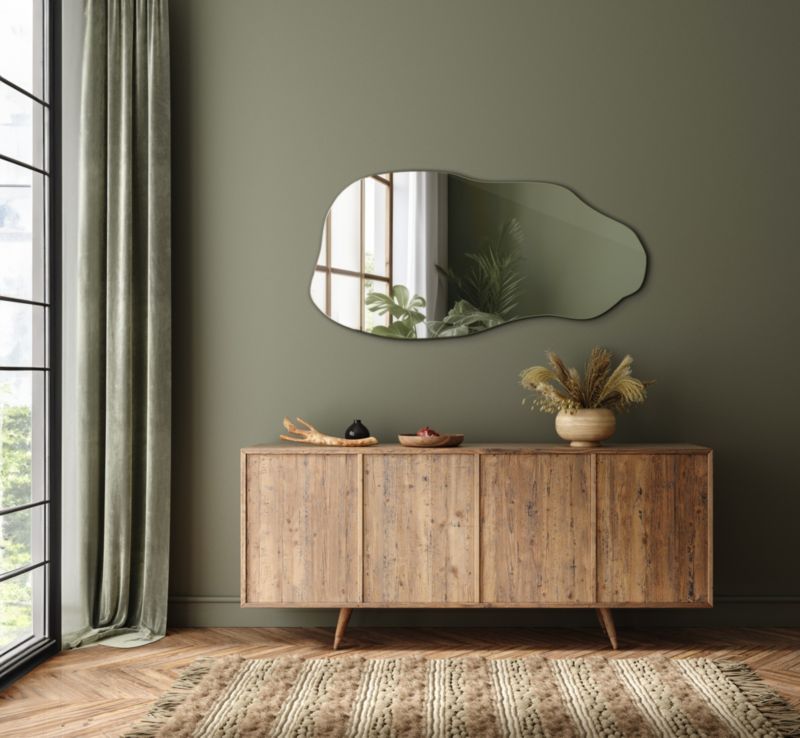 Lustro nieregularne Tulup 45 x 90 Boho 1 szt.