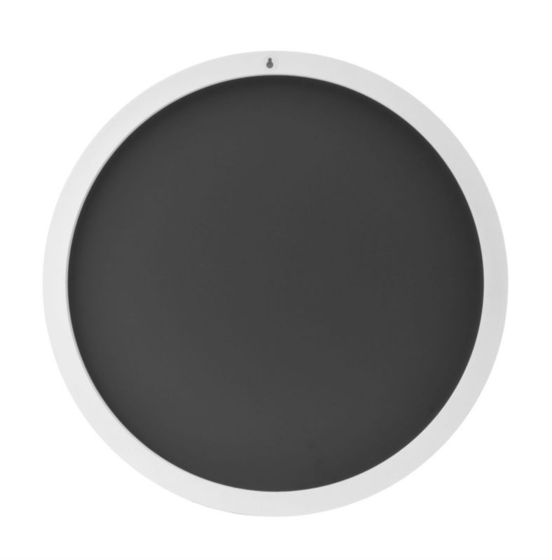 Lustro okrągłe BD ART drewniane skandynawskie 60 cm białe 1szt.