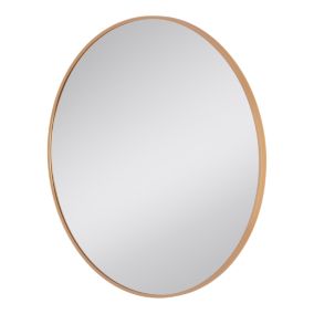 Lustro okrągłe GoodHome Tisa Slim 60 cm złote