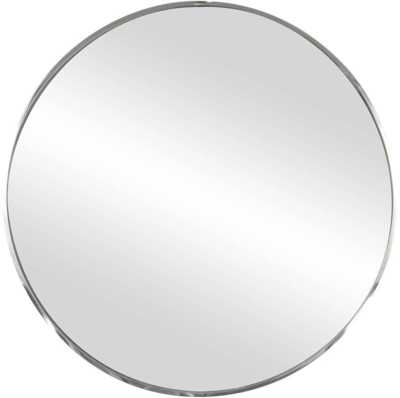 Lustro okrągłe Sepio 60 cm inox połysk