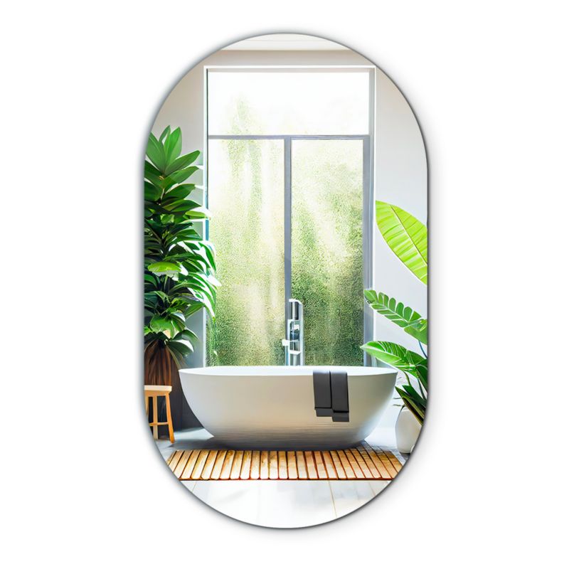 Lustro owalne Tulup 52 x 90 do łazienki 1 szt.