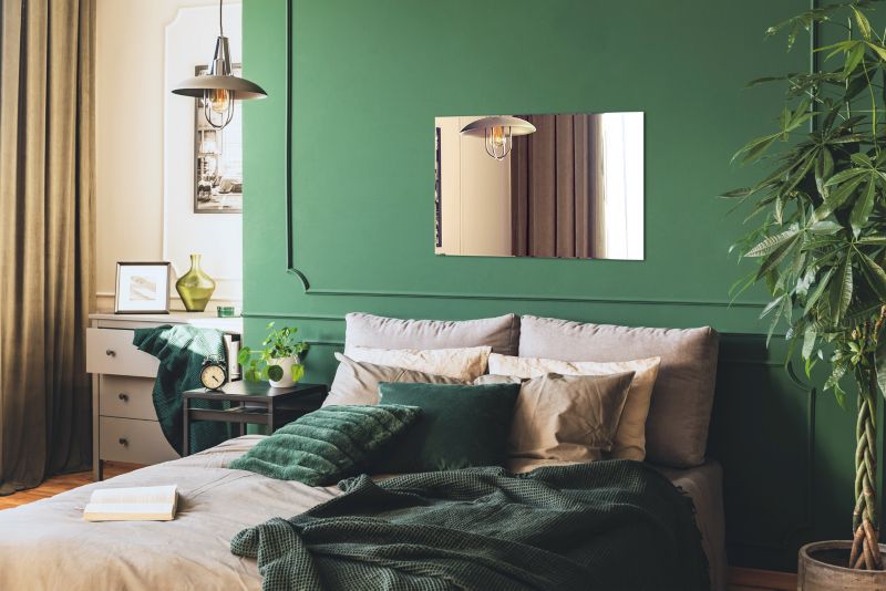 Lustro Ozdobne do Łazienki Wallfluent 60 cm x 40 cm Prostokątne 1 szt.