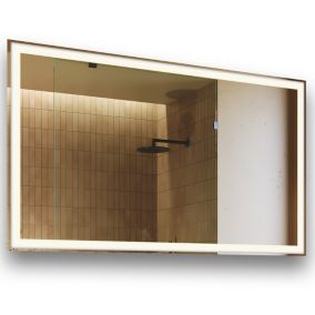 Lustro podświetlane łazienkowe LED Artforma 120x70 Lustro poziome Barwa Neutralna 1 szt.