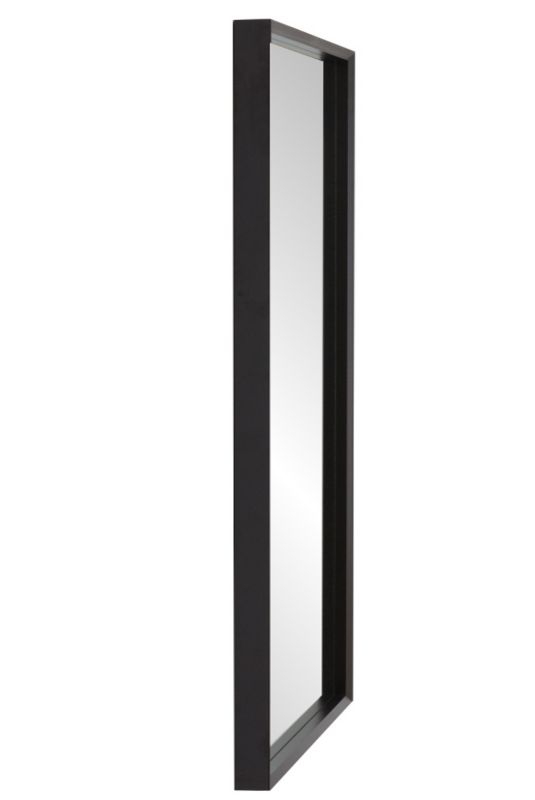 Lustro Profilmat 160x60 w czarnej  ramie kasetonowej z efektem głębi 1szt.
