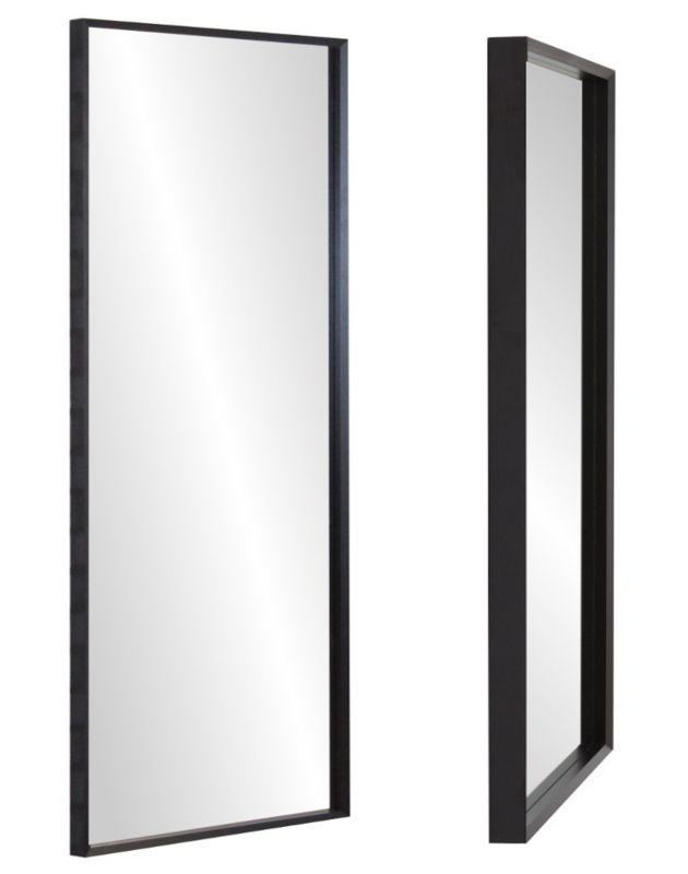 Lustro Profilmat 160x60 w czarnej  ramie kasetonowej z efektem głębi 1szt.