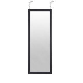 Lustro prostokątne BD art wiszące na drzwi 125x36 cm czarne 1 szt.