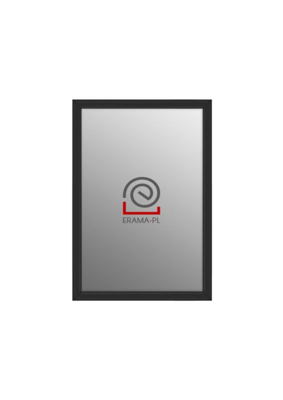 Lustro prostokątne z serii HIT Erama 40 x 60 cm w ramie czarnej 1szt.