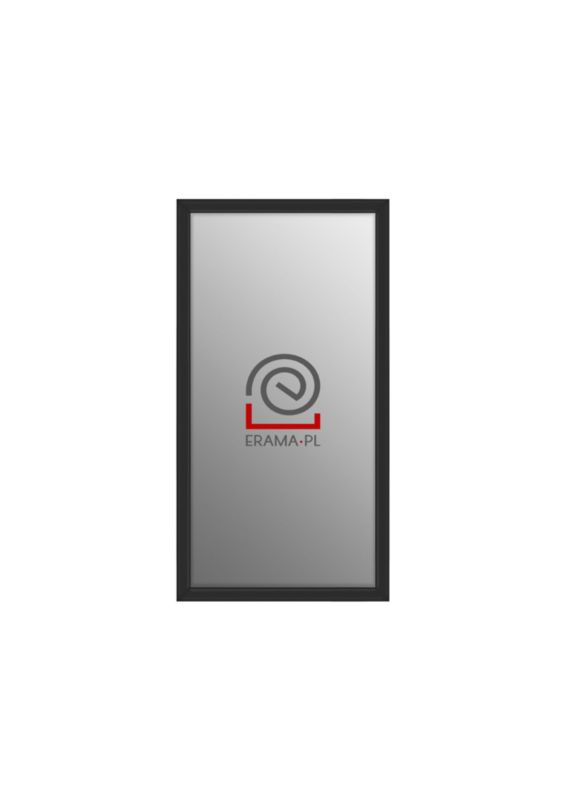 Lustro prostokątne z serii HIT Erama 40 x 80 cm w ramie czarnej 1szt.