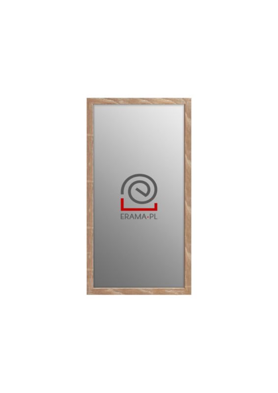 Lustro prostokątne z serii HIT Erama 40 x 80 cm w ramie sonoma jasna 1szt.