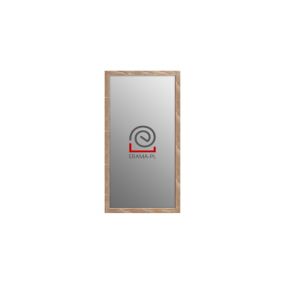 Lustro prostokątne z serii HIT Erama 40 x 80 cm w ramie sonoma jasna 1szt.