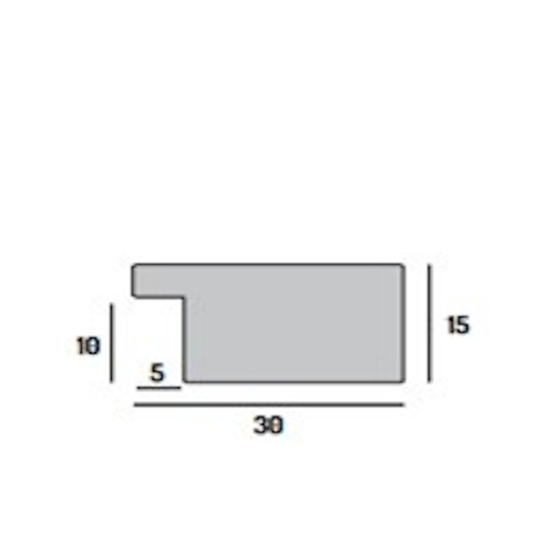 Lustro prostokątne z serii HIT Erama 40x60 cm w ramie czarnej 1szt.