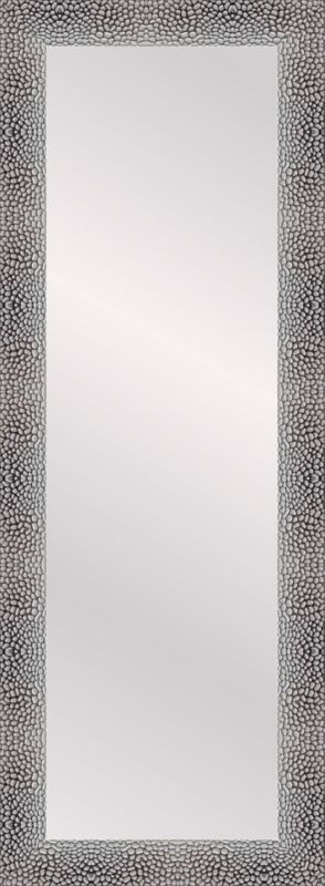 Lustro prostokątne Aka 35 x 120 cm w ramie srebrne