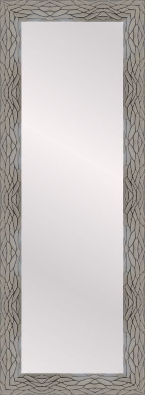 Lustro prostokątne Borne 35 x 120 cm w ramie brązowe