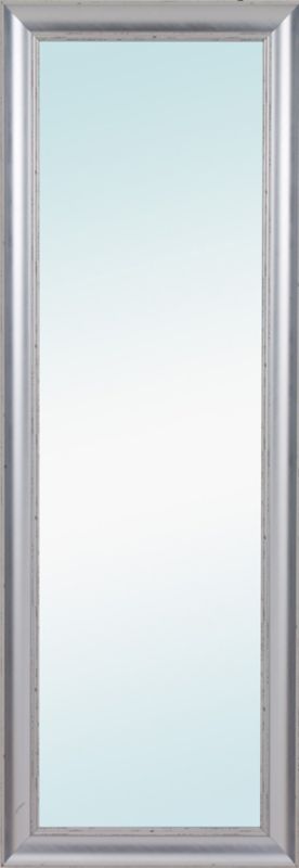 Lustro prostokątne Bright 35 x 120 cm w ramie srebrne