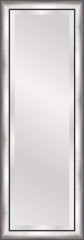 Lustro prostokątne Chic 35 x 120 cm w ramie srebrne
