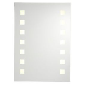 Lustro prostokątne Cooke&Lewis Rozel 70 x 50 cm z oświetleniem LED