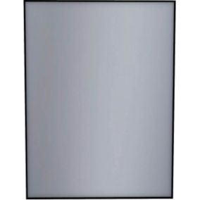 Lustro prostokątne Dubiel Vitrum Stark 60 x 80 cm w ramie czarne
