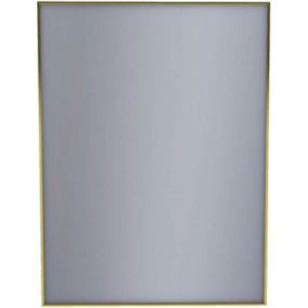 Lustro prostokątne Dubiel Vitrum Stark 60 x 80 cm w ramie złote