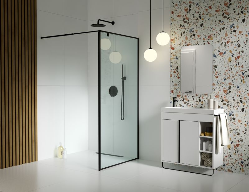 Lustro prostokątne LED GoodHome Tisa Premium 60 x 80 cm czarne