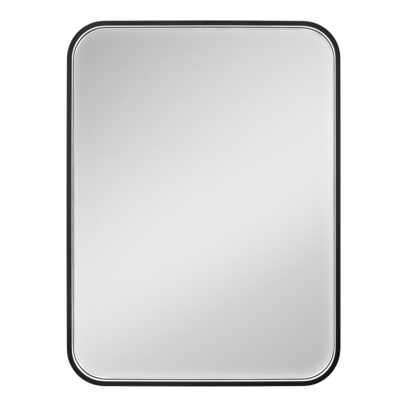 Lustro prostokątne LED GoodHome Tisa Premium 60 x 80 cm czarne