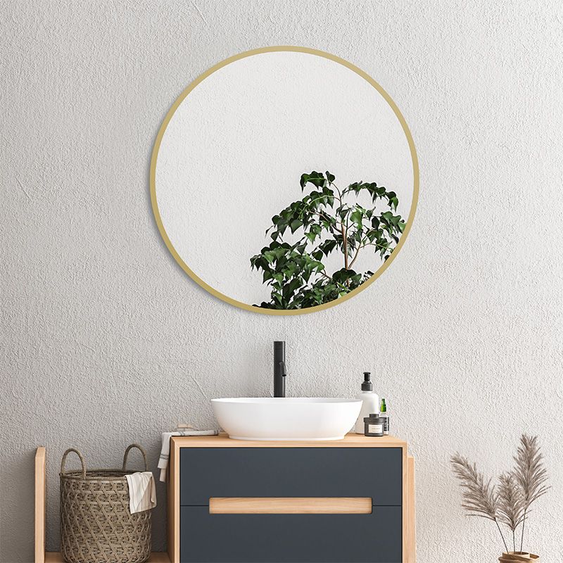 Lustro Ruke Round Gold fi 80 cm 1szt.