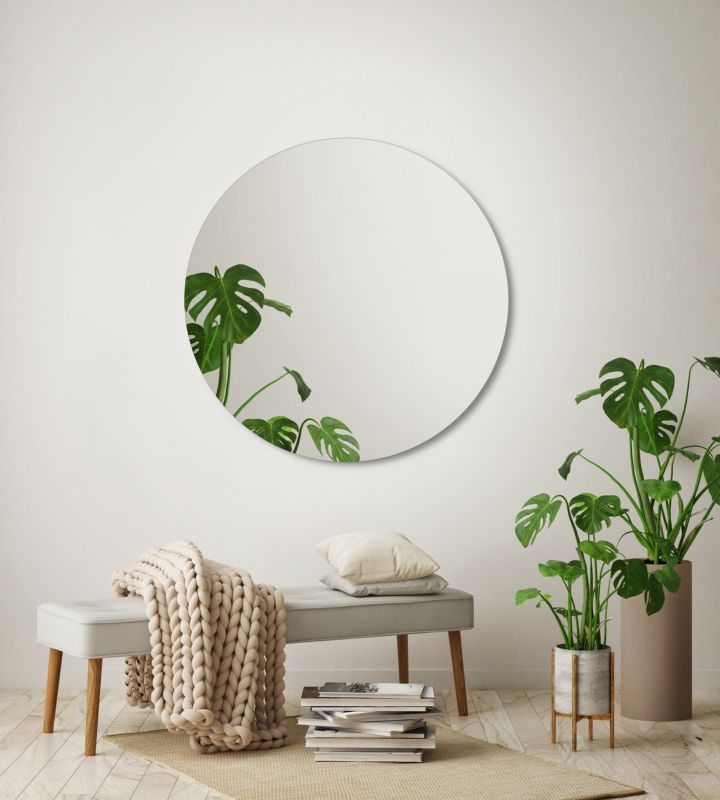 Lustro RUKE szlifowane okrągłe fi 80cm 1szt.