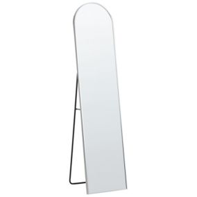 Lustro stojące Bagnolet 150 cm Metal Srebrny 1 szt.