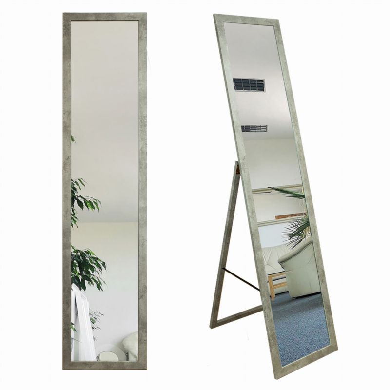 Lustro stojące BD art do garderoby skandynawskie 155x35,8 cm kolor beton 1 szt.
