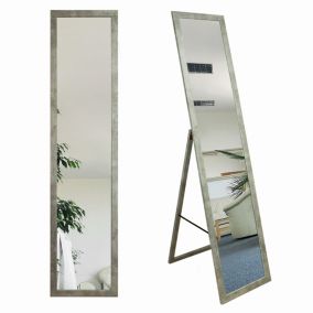 Lustro stojące BD art do garderoby skandynawskie 155x35,8 cm kolor beton 1 szt.
