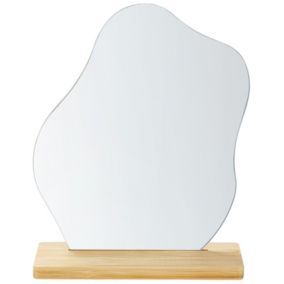 Lustro stojące Lozere Nieregularny Jasne drewno 1 szt.