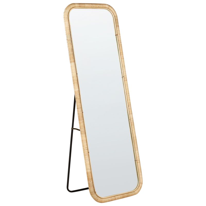Lustro stojące Malange 150 cm Rattan Naturalny 1 szt.