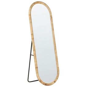 Lustro stojące Montot 150 cm Rattan Naturalny 1 szt.