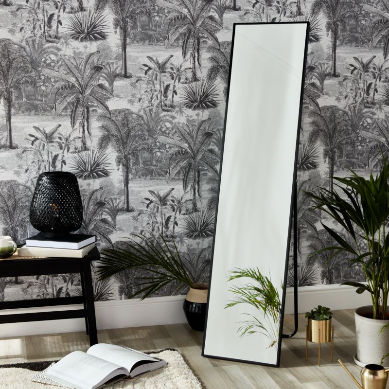 Lustro stojące prostokątne GoodHome Muhely 35 x 150 cm w metalowej ramie