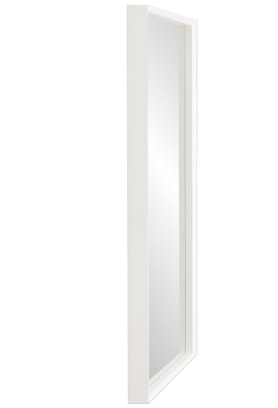 Lustro wiszące Profilmat 160x60 w ramie białej kasetonowej z efektem głębi 1szt.
