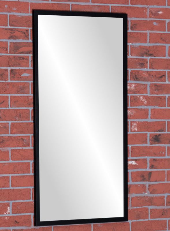 Lustro wiszące Profilmat 165x65 rama wąska 2,6cm kolor czarny 1szt.