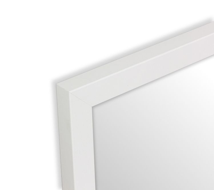 Lustro wiszące Profilmat 170x50 rama wąska biała 1szt.