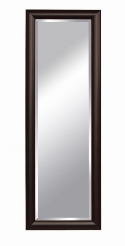 Lustro wiszące prostokątne BD art 140x50 cm do salonu przedpokoju Wenge 1 szt.